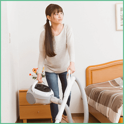 部屋ごとに掃除するのがおすすめ